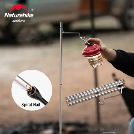 Support de lanterne pliable NATUREHIKE pour le camping